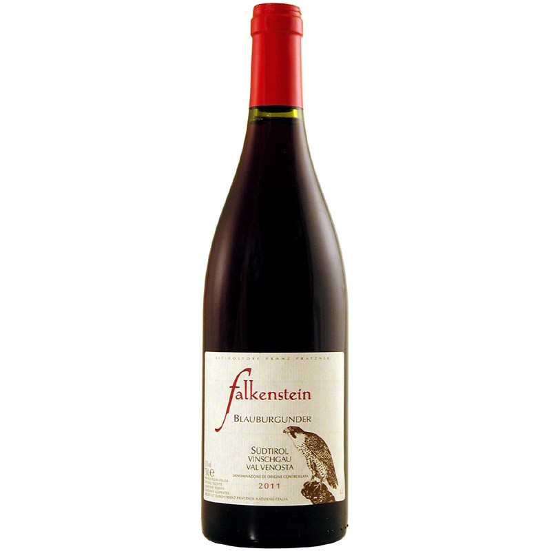 Alto Adige rosso DOC Val Venosta Blauburgunder pinot nero di Falkenstein