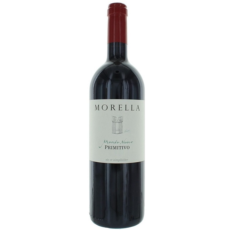 Salento rosso IGP Primitivo Il Mondo Nuovo non filtrato di Morella
