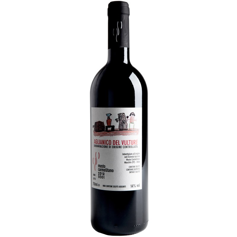Aglianico del Vulture DOC Etichetta Bianca di Musto Carmelitano