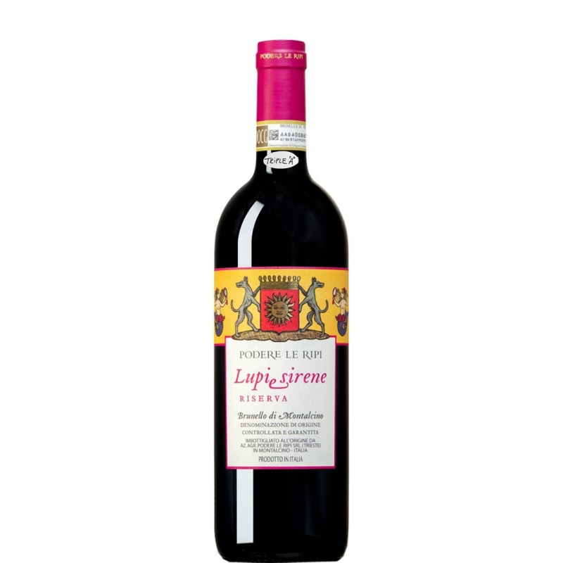 Brunello di Montalcino DOCG riserva Lupi e Sirene di Podere Le Ripi