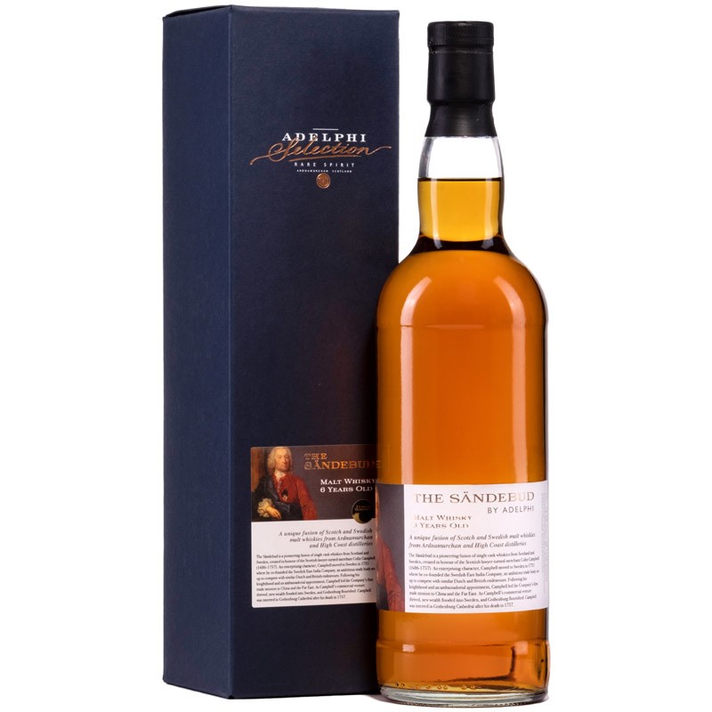 Whisky Blended The Sandebud full proof 6 anni di Adelphi Selection