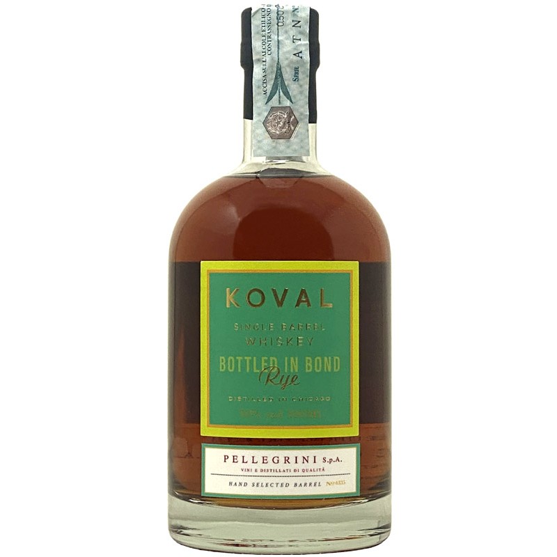 Whiskey single barrel Rye Bottled in Bond full proof di Koval Distillery