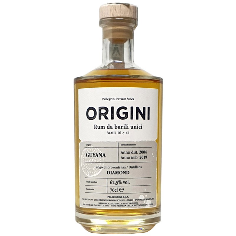 Rum Guyana Diamond full proof 62,5% di Origini PPS Rum