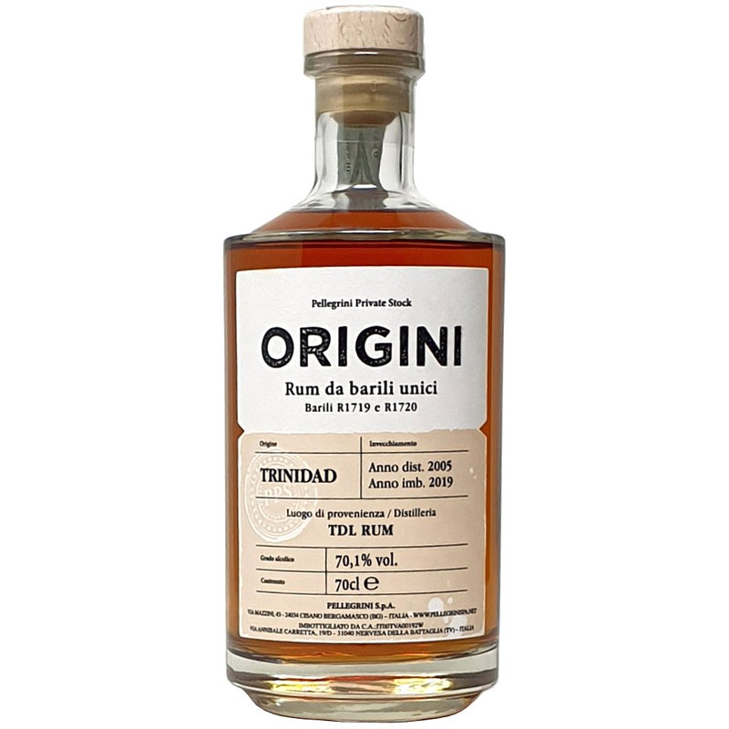 Rum Trinidad TDL full proof di Origini PPS Rum