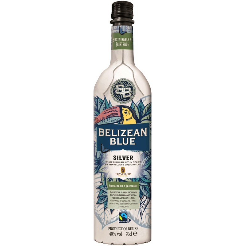 Rum bianco Belize Silver di Belizean Blue