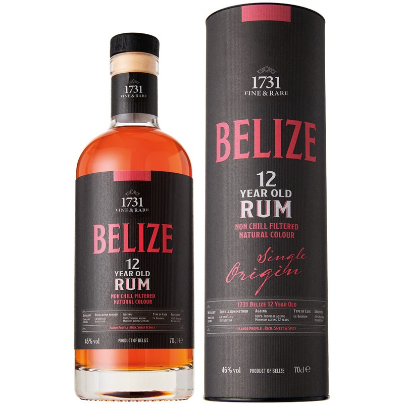 Rum Belize 12 anni di Rum 1731 Fine & Rare