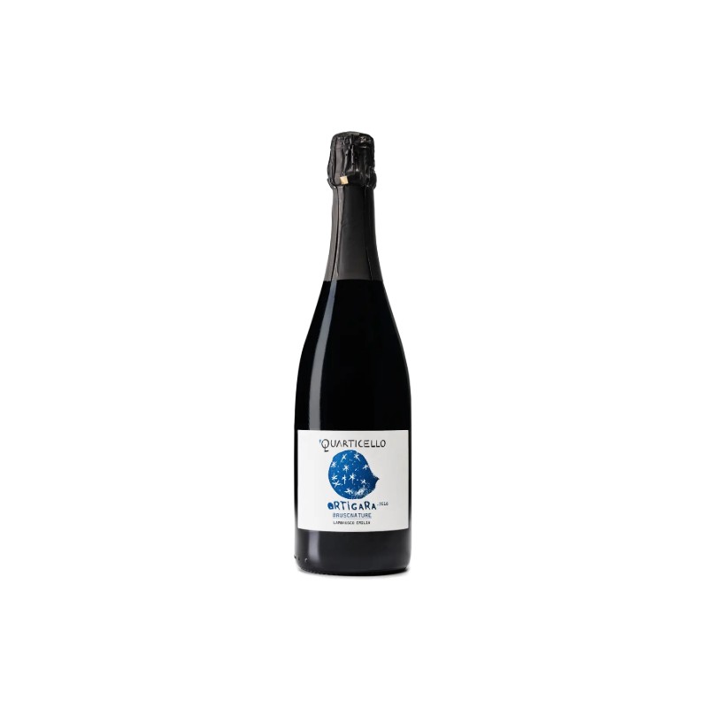 Lambrusco Emilia IGP Ortigara dosage zero metodo classico di Quarticello
