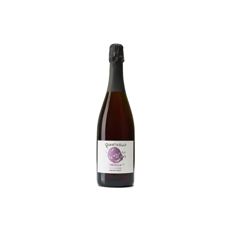 Lambrusco Emilia IGP La Rosèda dosage zero metodo classico di Quarticello