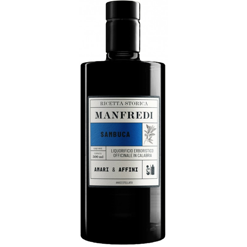 Liquore artigianale di Sambuca Manfredi di Amari & Affini