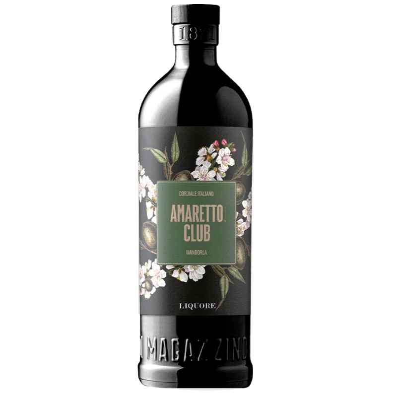 Liquore Amaretto Club con mandorle di Amendolara di Vecchio Magazzino Doganale
