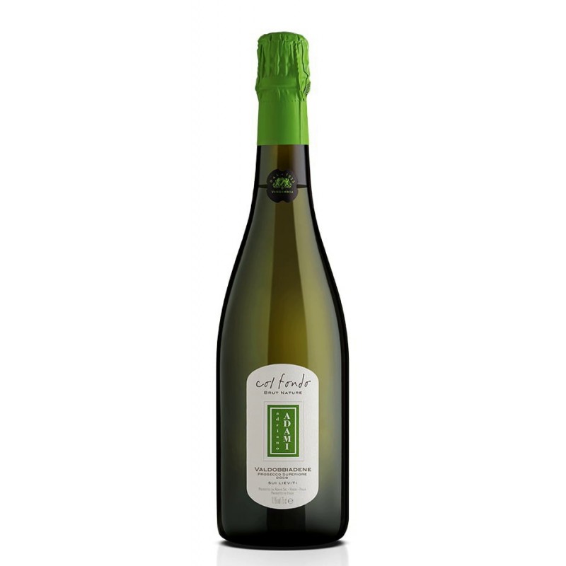 Col Fondo brut nature Prosecco Superiore di Valdobbiadene DOCG sui lieviti di Adami