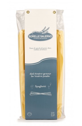 Pasta trafilata a bronzo Gli Spaghetti del pastificio Sorelle Salerno