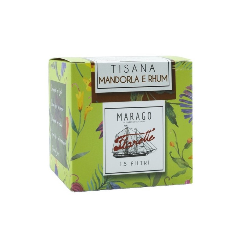 Tisana Mandorla e Rhum 15 filtri di Marago Caffè
