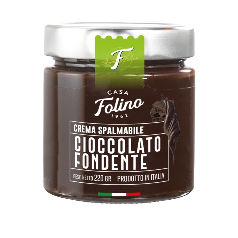 Crema spalmabile al cioccolato fondente Folino 1962