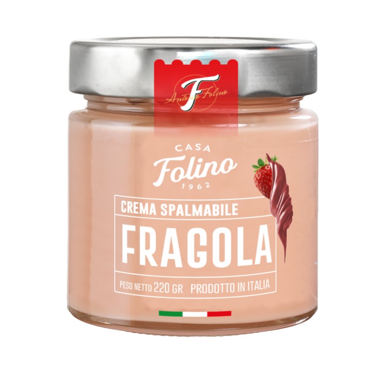 Crema spalmabile alla fragola di Folino 1962