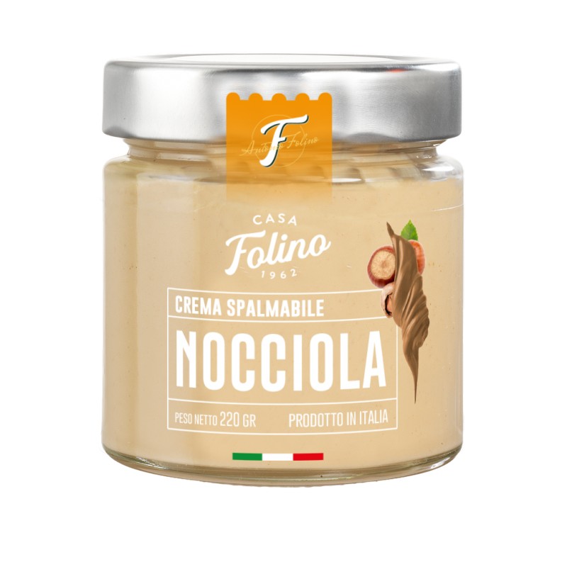 Crema spalmabile alla nocciola di Folino 1962