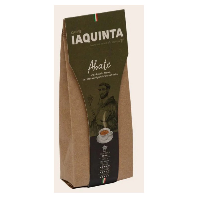 Caffè macinato per moka Abate 100% Arabica di Iaquinta caffè