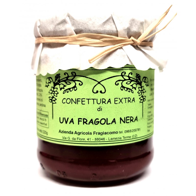 Confettura extra di uva fragola nera di Fragiacomo
