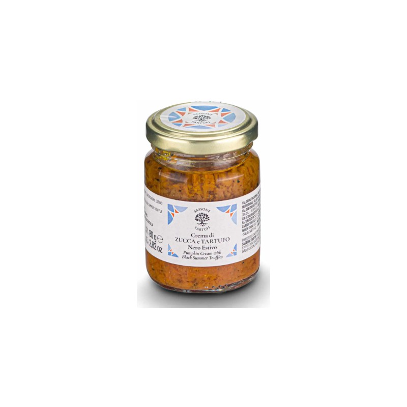 Crema di zucca e tartufo nero estivo del Pollino di Sassone Tartufi