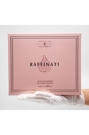 Fichi dottati ricoperti di cioccolato fondente Raffinati di Opificio Calabria