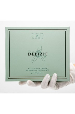 Mezze lune di cedro candito con cioccolato fondente Delizie di Opificio Calabria
