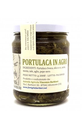 Portulaca in agrodolce di Barbieri Altomonte