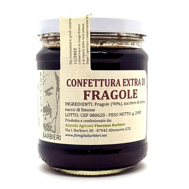 Confettura extra di fragole della Sila di Barbieri Altomonte