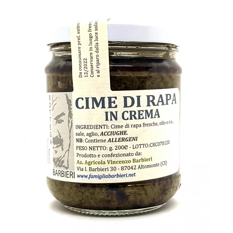 Crema di cime di rapa di Barbieri Altomonte