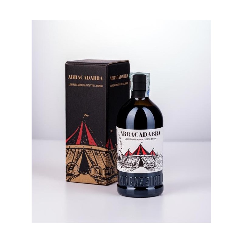 Astuccio regalo per Liquore di Liquirizia Abracadabbra di Vecchio Magazzino Doganale