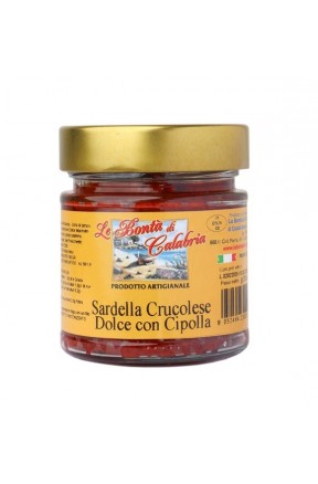 Sardella di Crucoli dolce con cipolla di Tropea di Bont&agrave; di Calabria