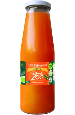 Succo arancia biologico senza zucchero di Le Terre di Zo&egrave;