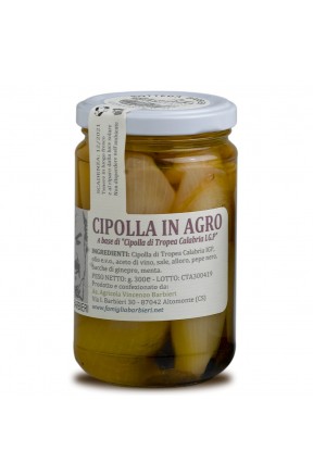 Cipolline di Tropea IGP in agrodolce di Bottega Barbieri Altomonte