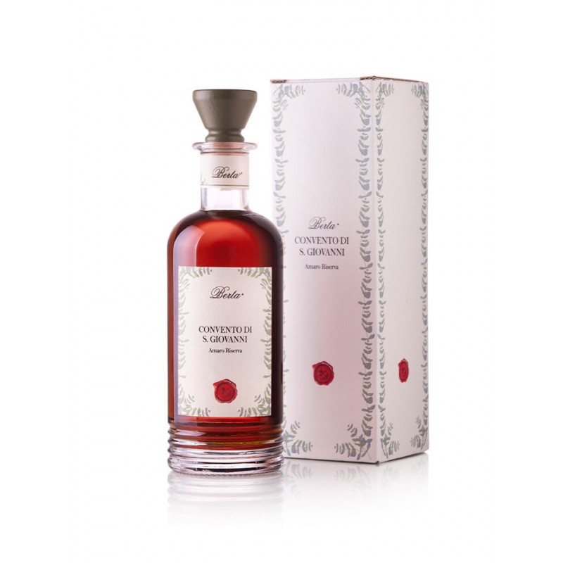Amaro riserva Convento di San Giovanni di Distilleria Berta
