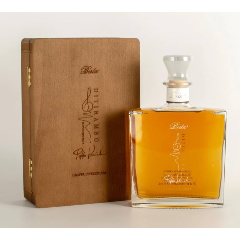 Grappa invecchiata Ditirambo di Distilleria Berta