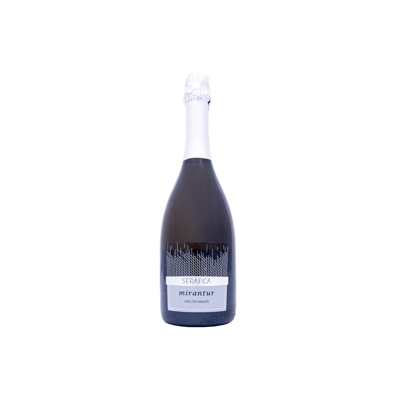 Vino Spumante VSQ Mirantur brut charmat lungo da catarratto di Cantina Serafica