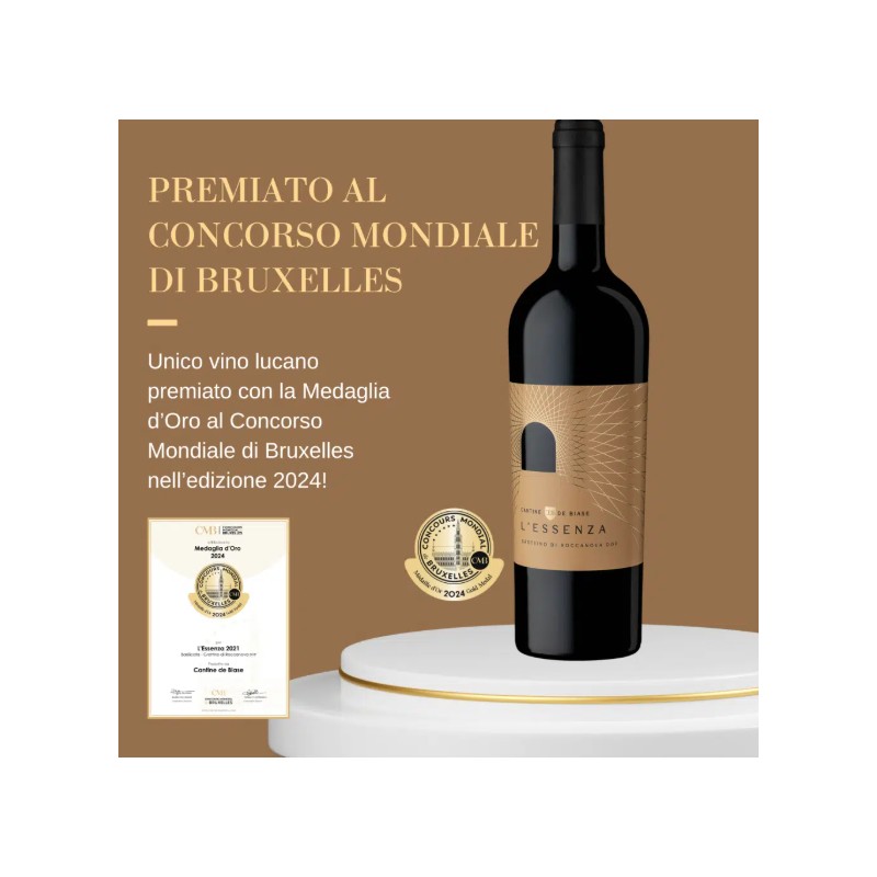 Grottino di Roccanova DOP rosso l' Essenza di Cantine de Biase