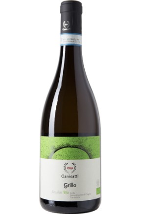 Sicilia bianco DOC Grillo Aquilae biologico di Cantine Canicatt&igrave;