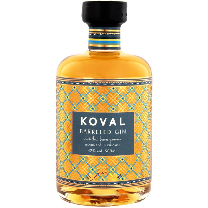 Koval Barreled Gin affinato in ex botti di whisky di Koval Distillery