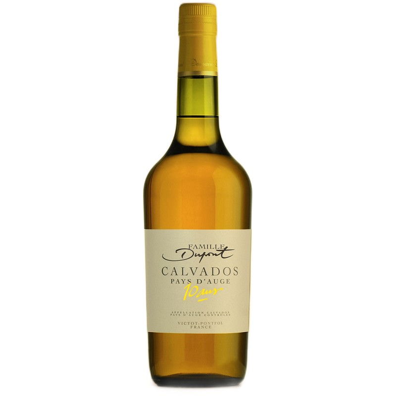Calvados Pays d'Auge plus de 10 ans 10 anni di Domaine Dupont
